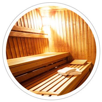 sauna sauber