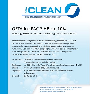 OSTAfloc PAC-S HB ca. 10%